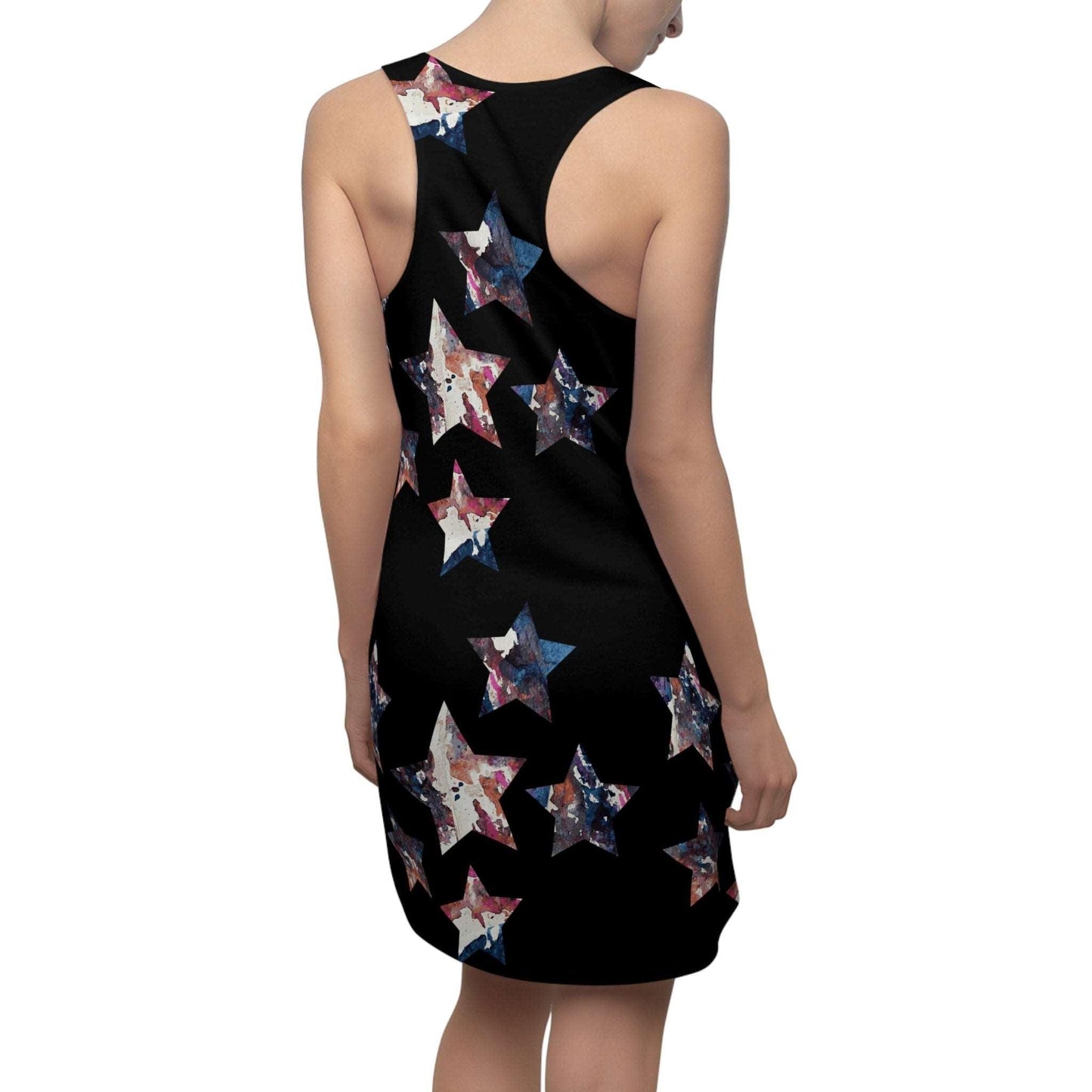 Americana Impressions Collection by Miniaday Designs, LLC. Women's Cut & Sew Racerback Dress (XS-2XL) SPORTY FIT - Miniaday Designs, LLC.