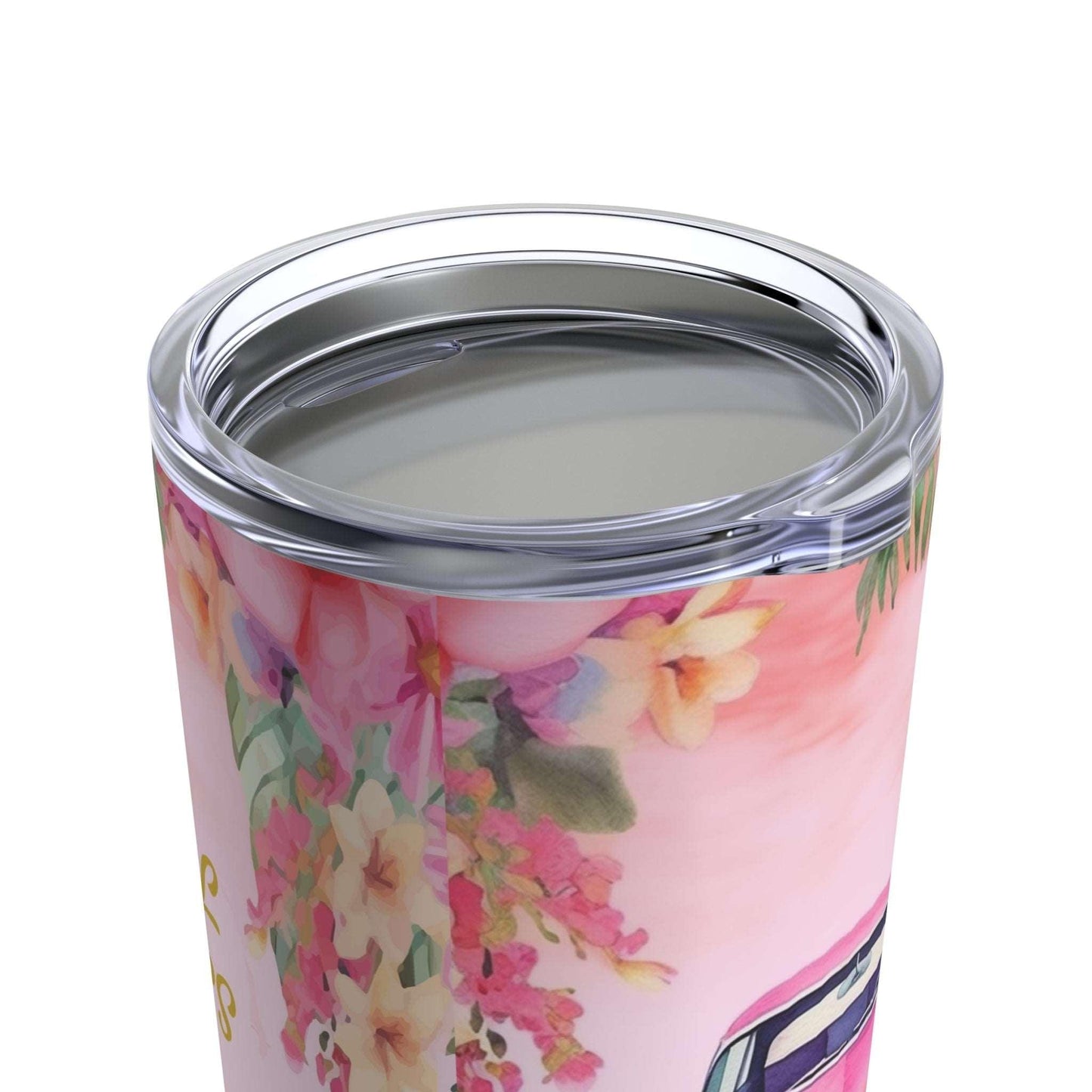 GIRL BOSS PInk Paradise Roadtrip Collection by Miniaday Designs Tumbler 20oz - Miniaday Designs, LLC.