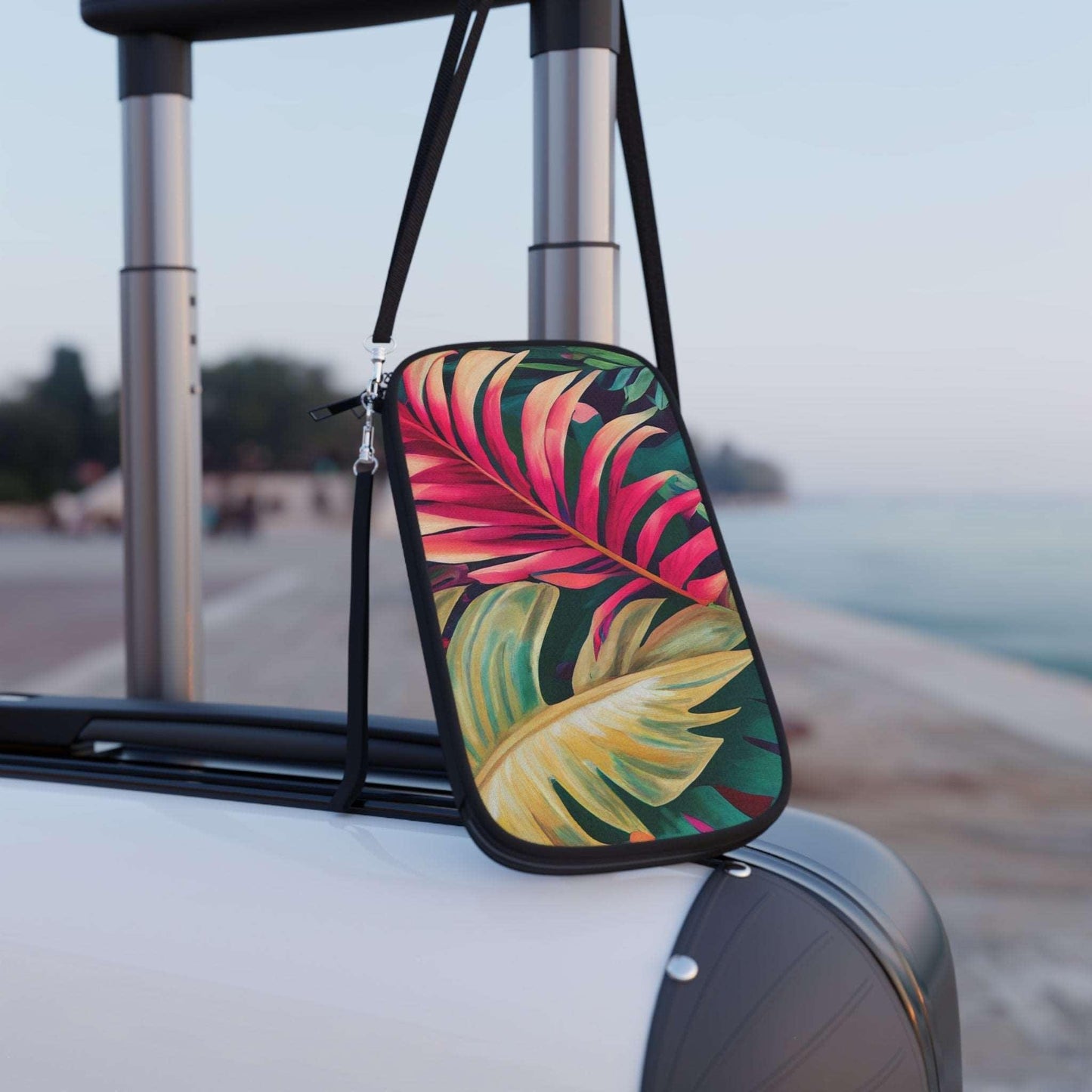 Enchanting Foliage: A Fusion of Realism and Exoticism in Brushwork by Miniaday Designs, LLC. Passport Wallet - Miniaday Designs, LLC.