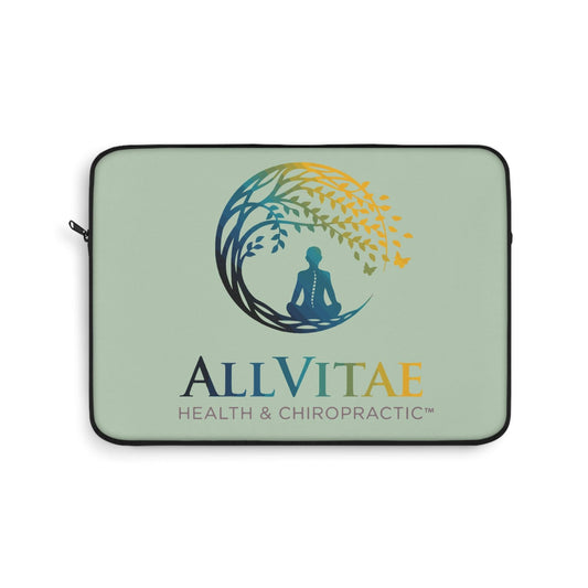 Allvitae Soft Green Laptop Sleeve - Miniaday Designs, LLC.