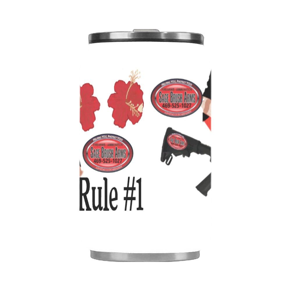 Sage Brush Arms Vacuum Sealed Stainless Steel Vacuum Mug (10.3OZ) - Miniaday Designs, LLC.