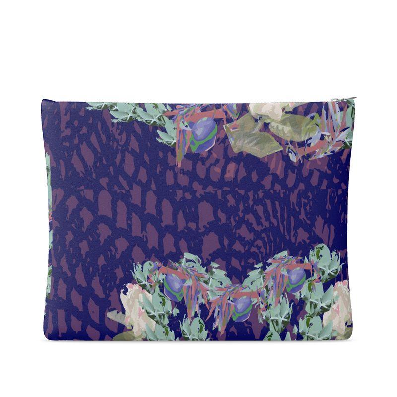 Leather Clutch Bag - Miniaday Designs, LLC.