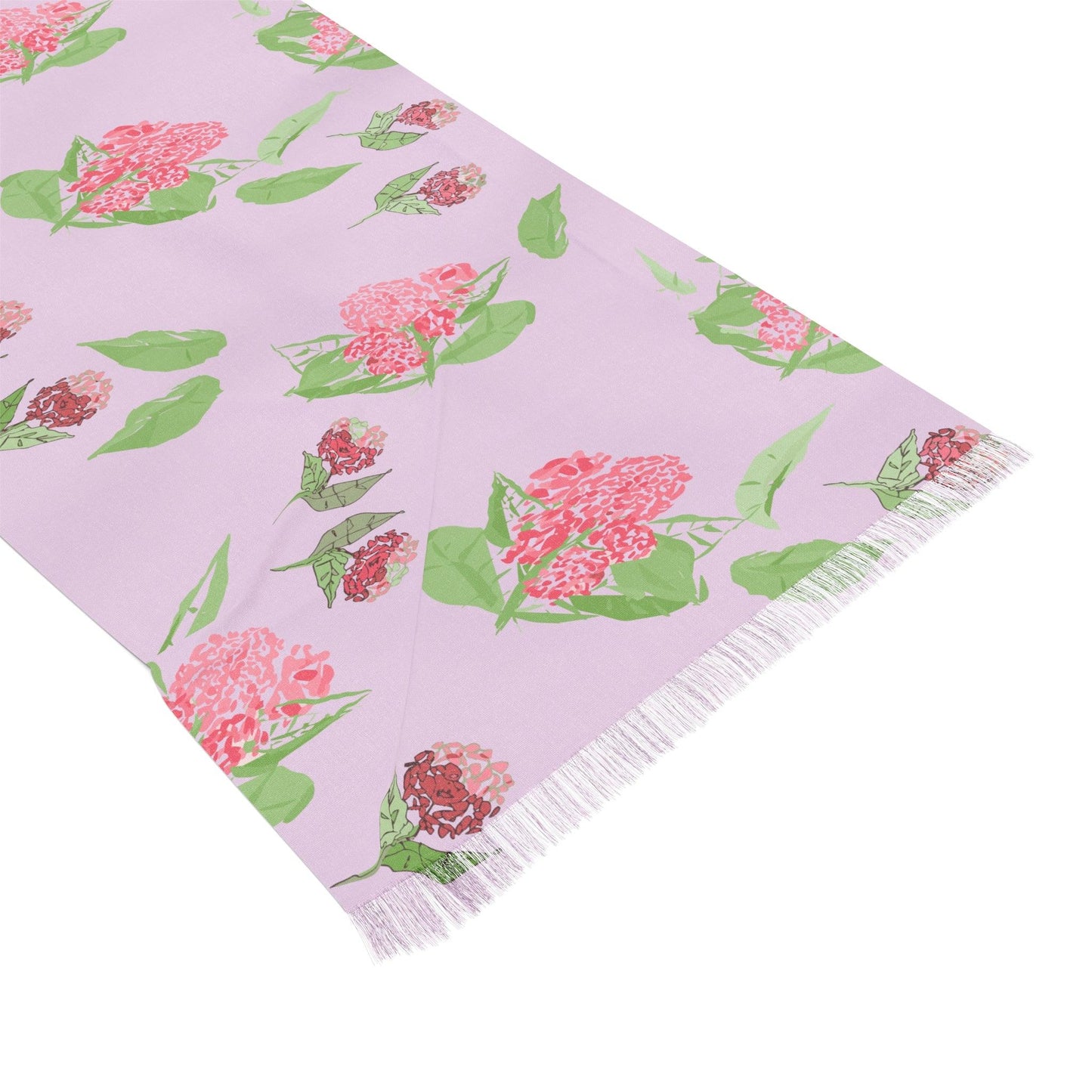 Miniaday Designs Pink Hydrangea Light Scarf - Miniaday Designs, LLC.