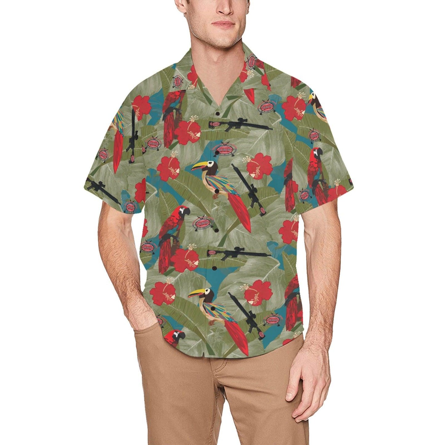 Down Range Wear TM Hawaiian Shirts - Miniaday Designs, LLC.