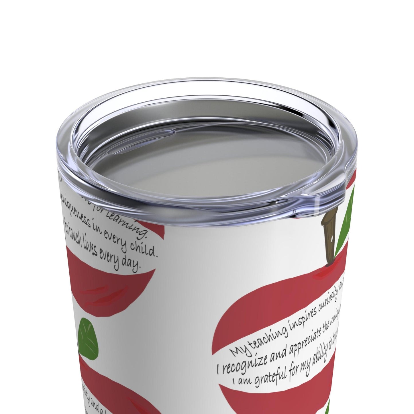 Miniaday Designs Tumbler 20oz for Elementary School Teachers Unisex White - Miniaday Designs, LLC.