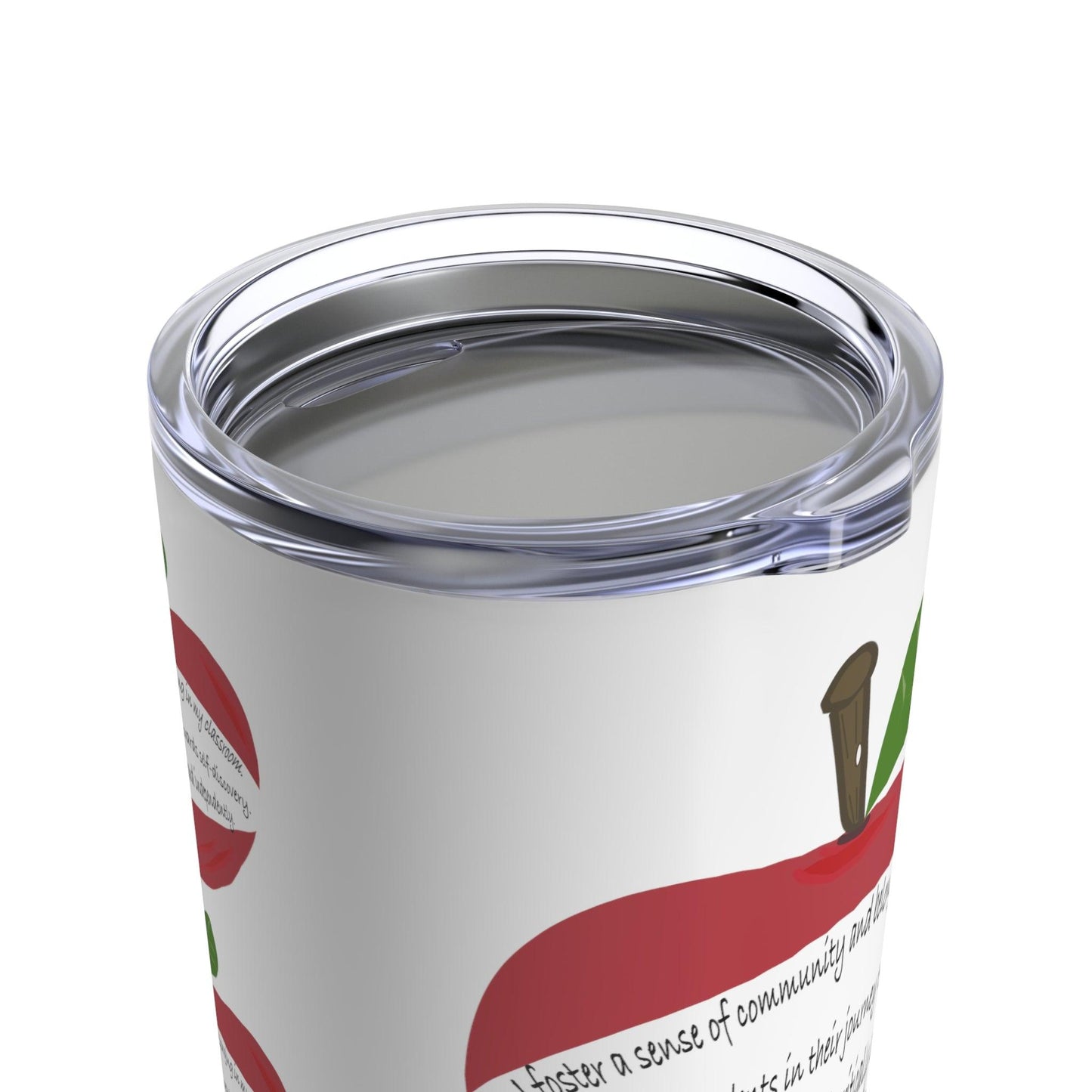 Miniaday Designs Tumbler 20 oz for Middle and High School Teachers. Tumbler 20oz White Unisex - Miniaday Designs, LLC.