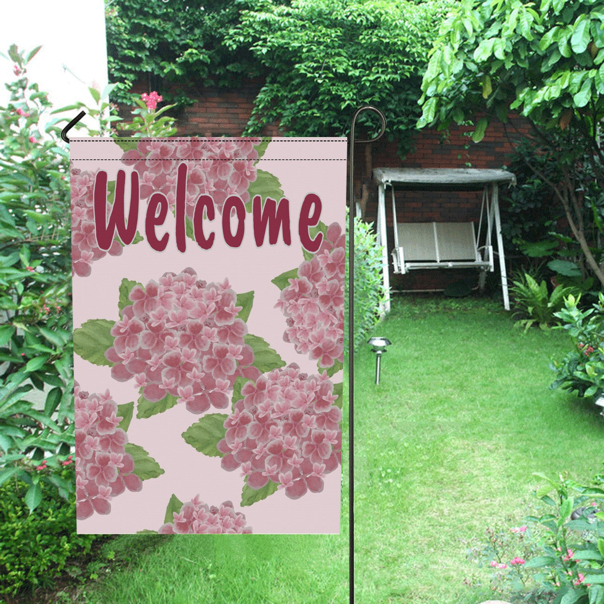 Hydrangea Garden Flags