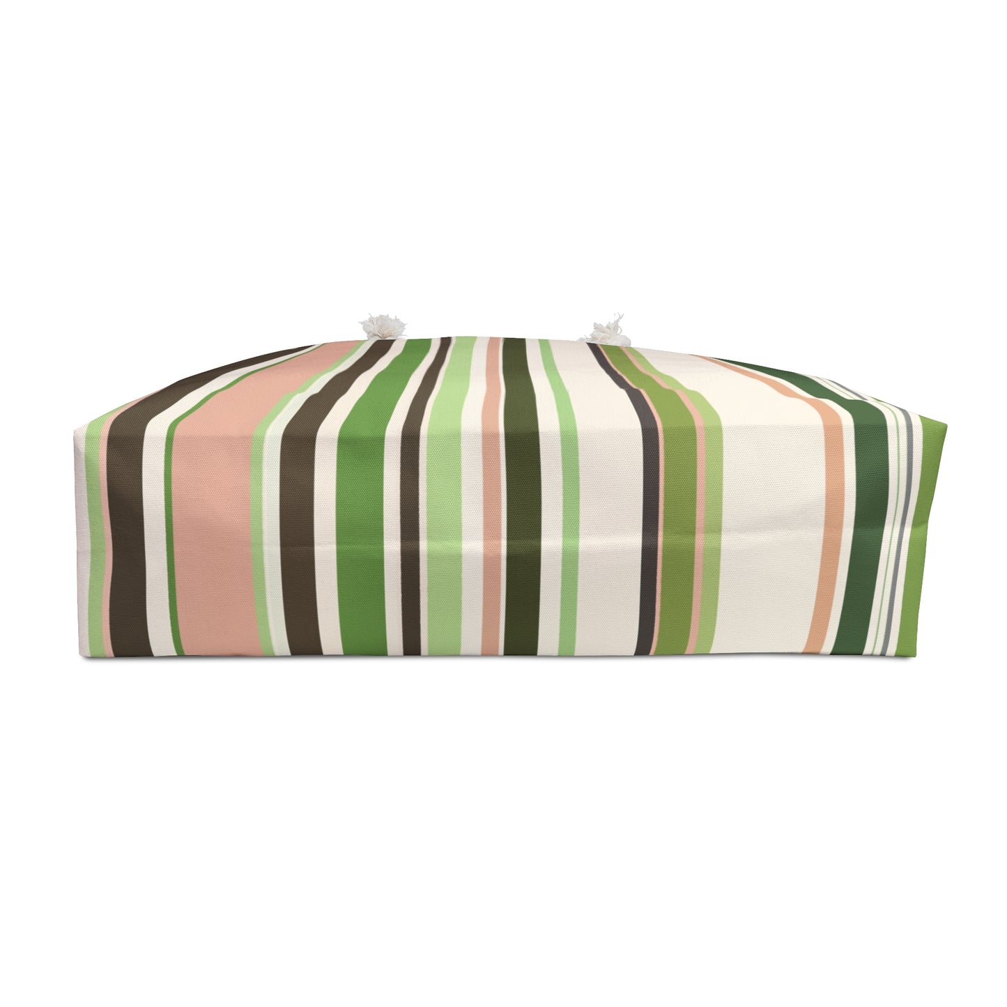 Sweet Peach and Green Weekender Bag