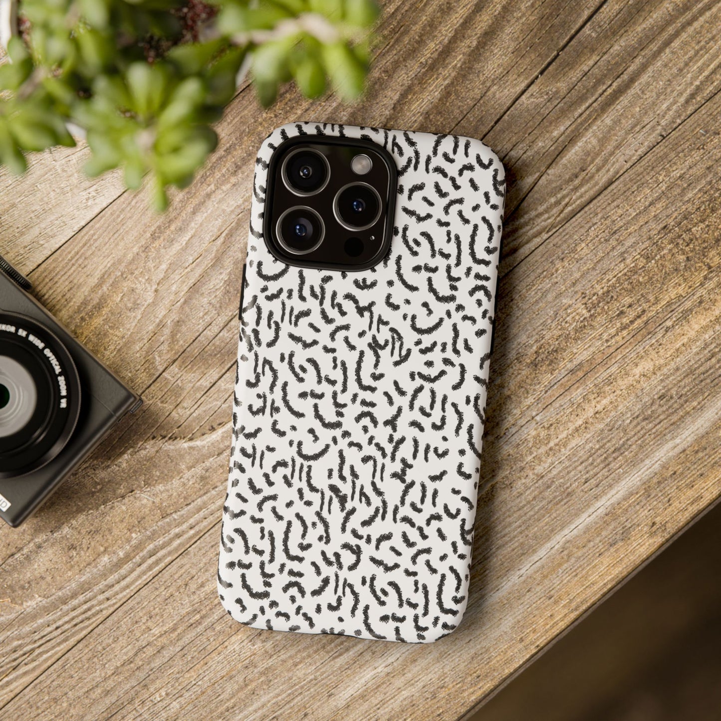 Animal Print Black Tough Cases