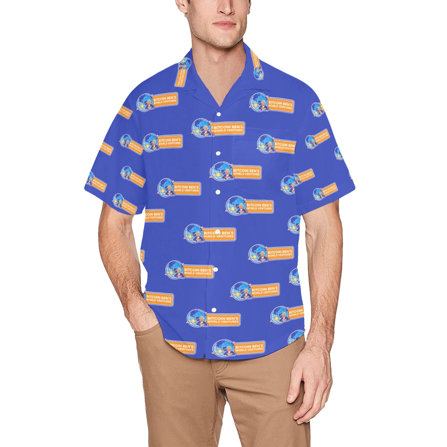 Bitcoin Ben.io Hawaiian Shirts Horizontal Logo