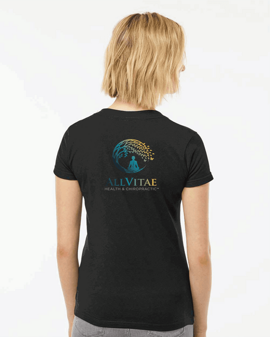 Allvitae Women's Tultex 214 V Neck Cotton - Miniaday Designs, LLC.