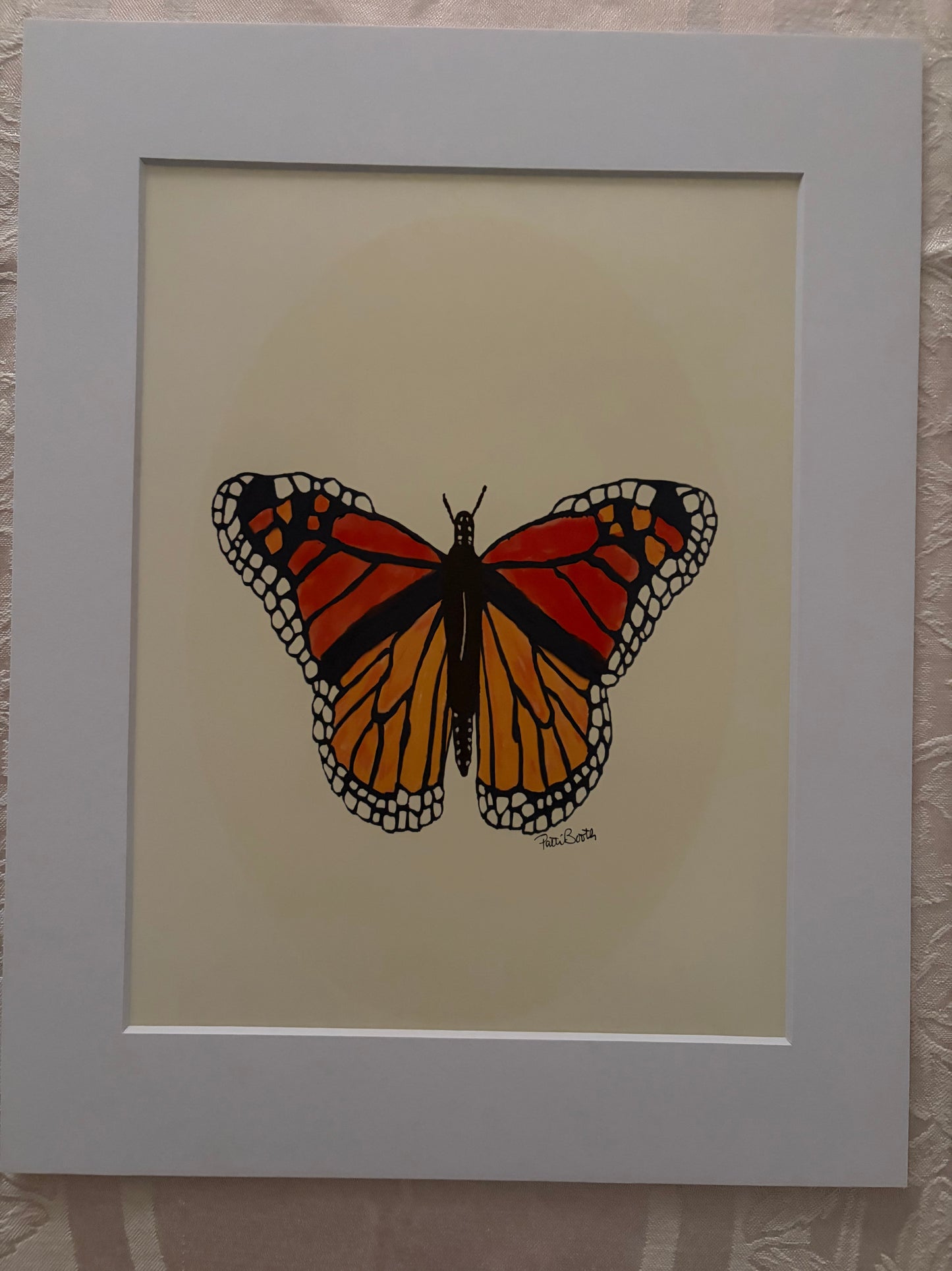 Monarch King Art Print