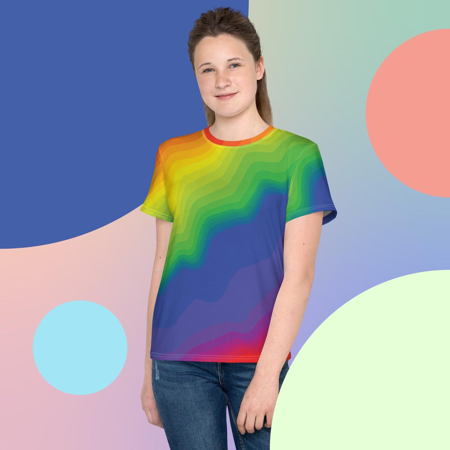 Ryan's Rainbow Youth crew neck t-shirt