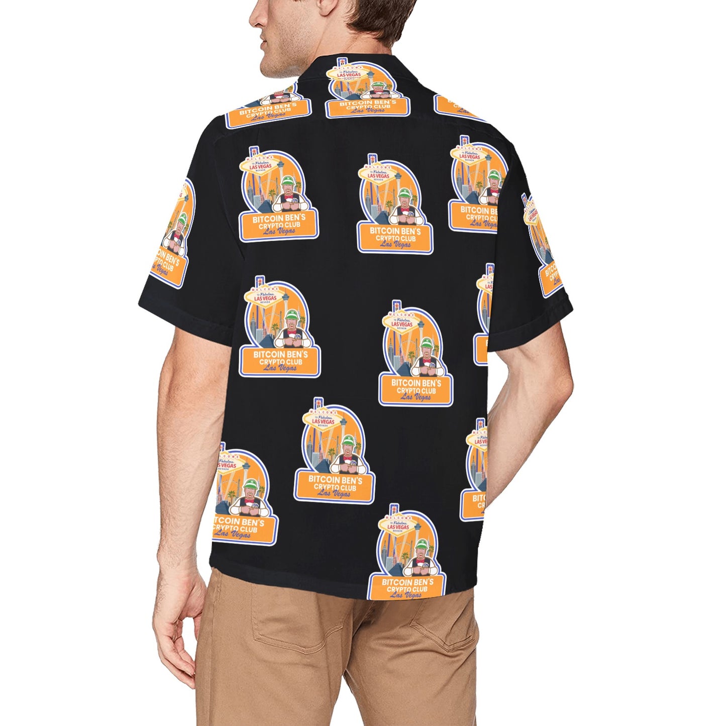 BBCC Las Vegas VERTICAL Larger Logo Hawaiian Shirt