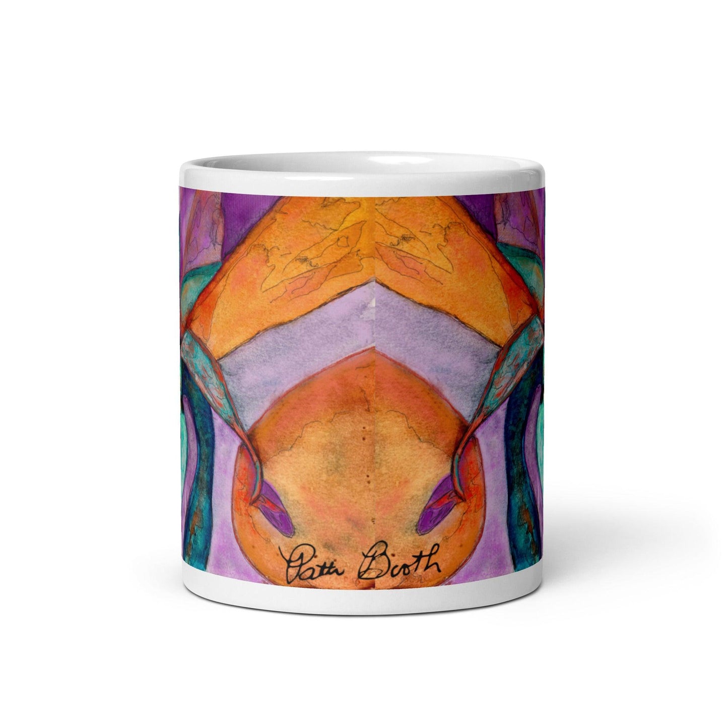 Pinwheel White Mug Signed FREE SHIPPING for BULK ORDERS - Miniaday Designs, LLC.