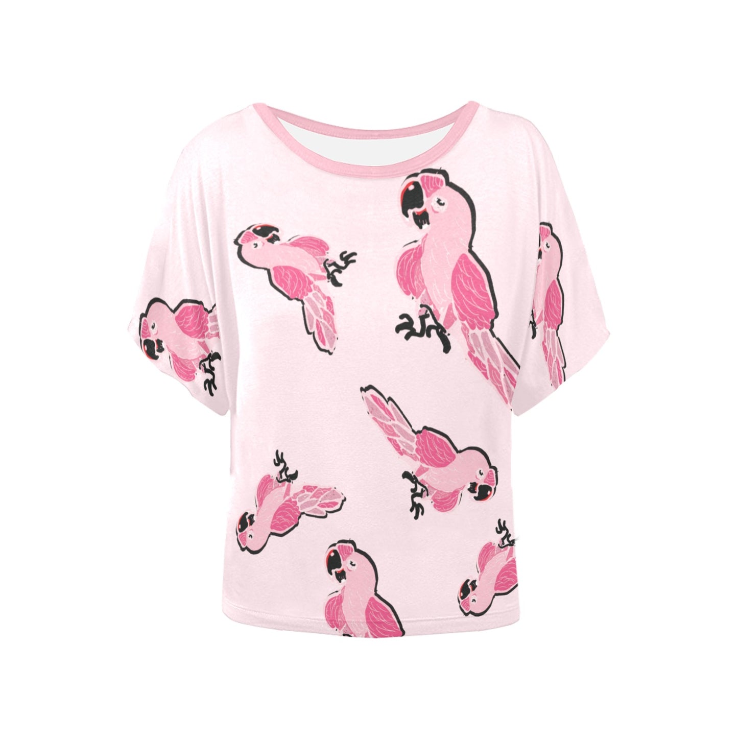 Miniaday Designs Camisas de loros para mujer