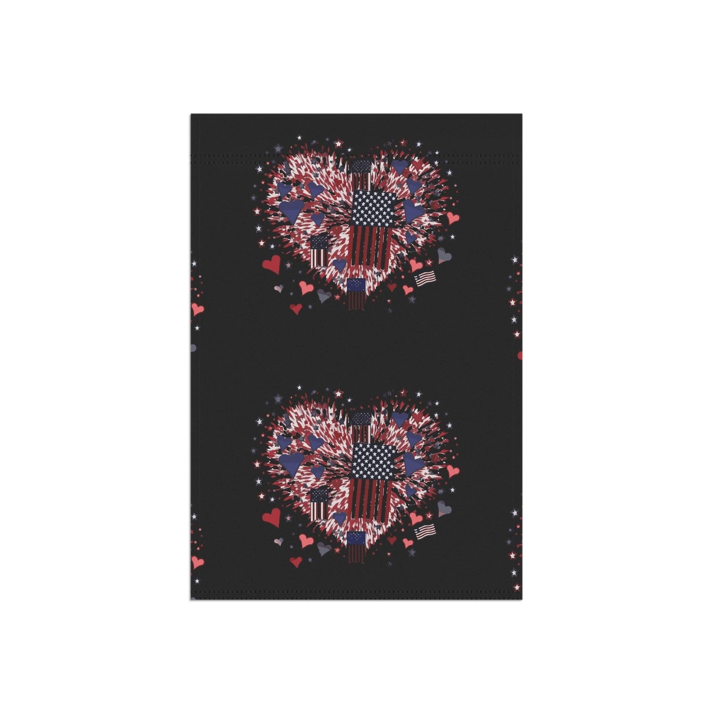 Patriotic Hearts of Valor Collection by Miniaday Designs LLC. Garden & House Banner - Miniaday Designs, LLC.