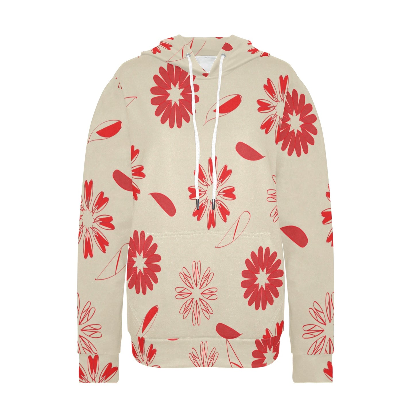 Miniaday Designs Bold Burst of Heart Women's Hoodie Multiple Colors