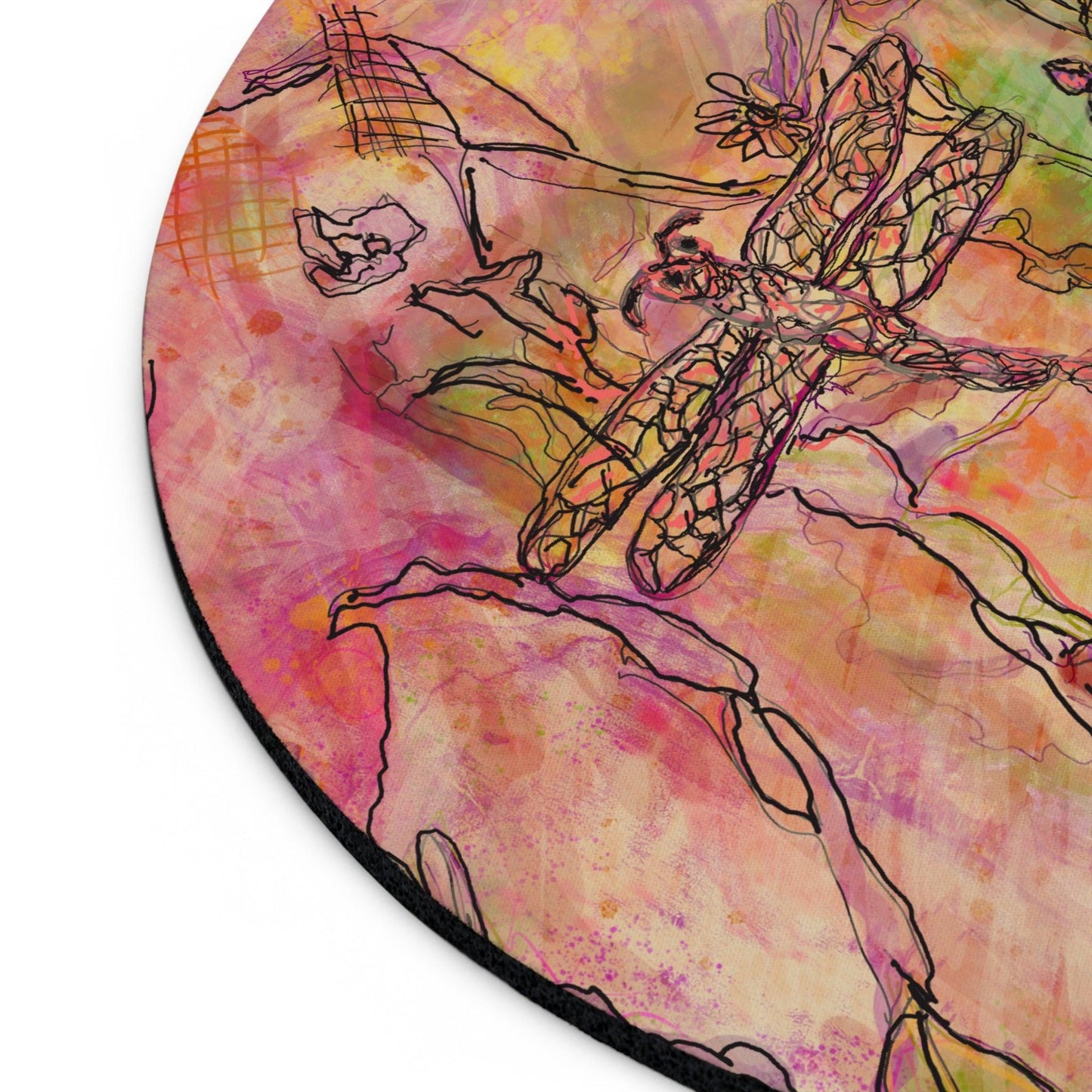 The Iridescent Dragonfly Dreams Collection by Miniaday Designs, LLC. Mouse Pad - Miniaday Designs, LLC.