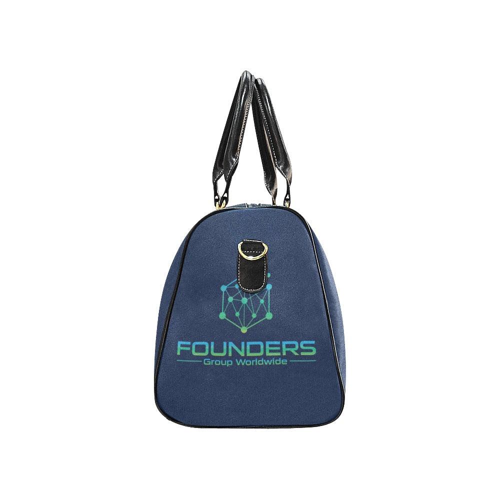Miniaday Designs Founders Group New Waterproof Travel Bag/Large Blue Unisex - Miniaday Designs, LLC.