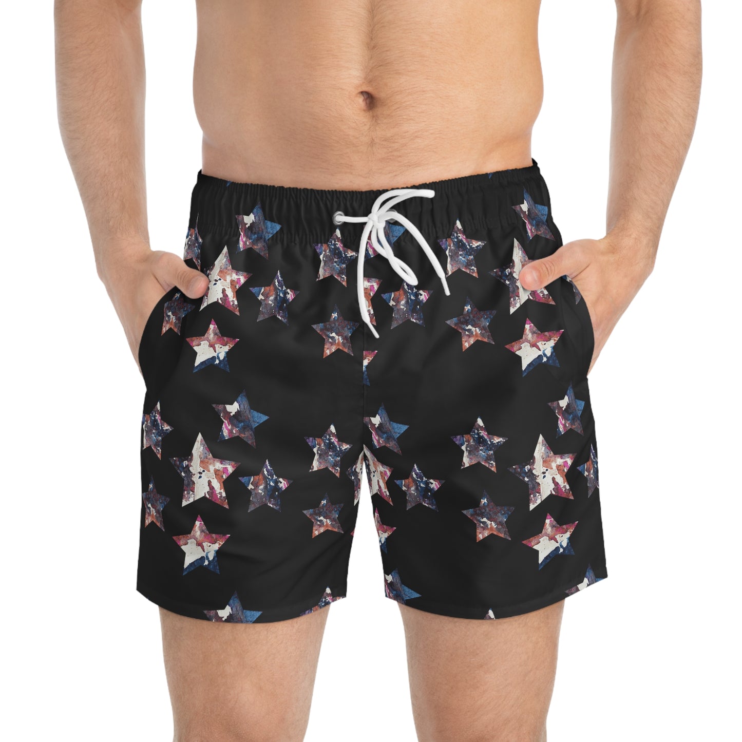 Miniaday Designs, LLC. Swim Trunks Americana Impressions Collection - Miniaday Designs, LLC.