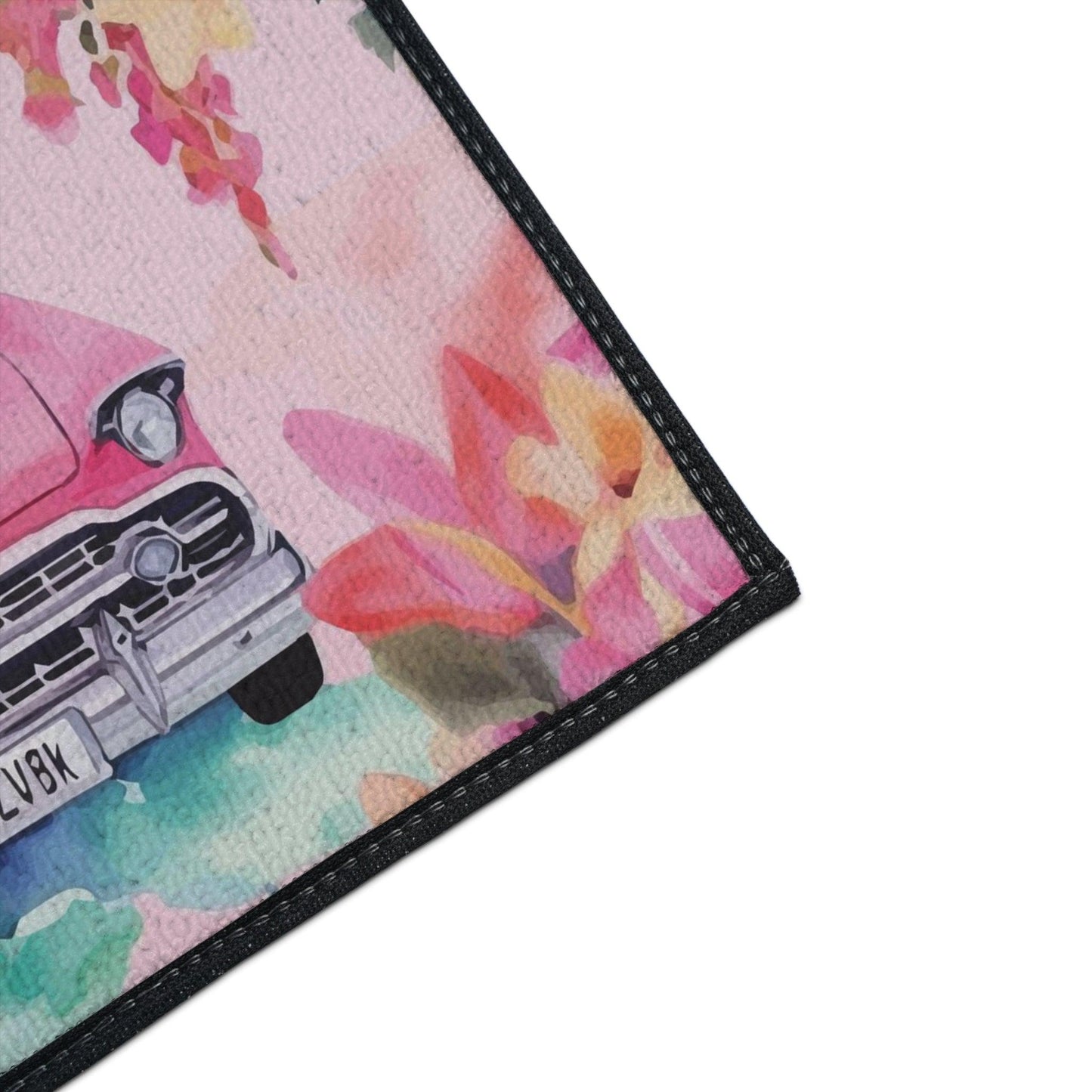Pink Paradise Roadtrip Collection by Miniaday Designs, LLC. Heavy Duty Floor Mat - Miniaday Designs, LLC.