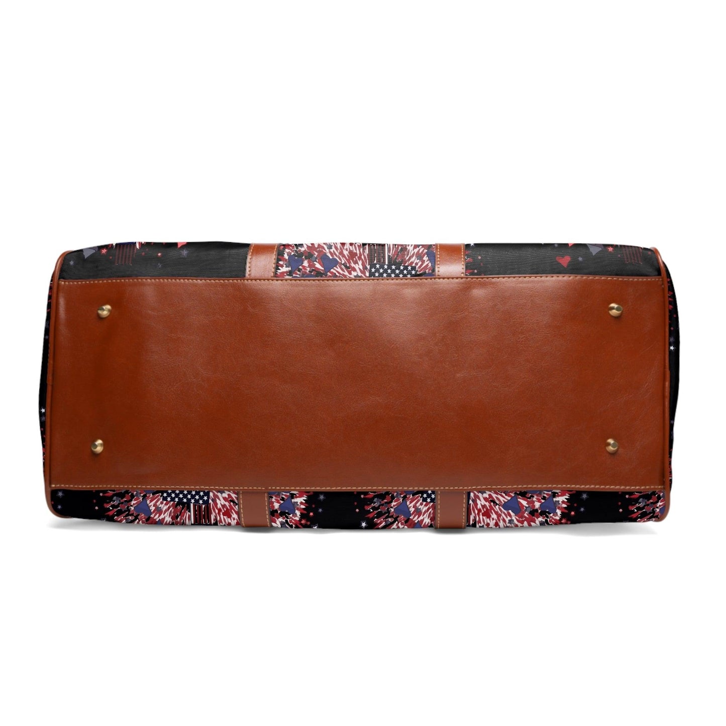 Patriotic Hearts of Valor Collection by Miniaday Designs, LLC. Waterproof Travel Bag - Miniaday Designs, LLC.