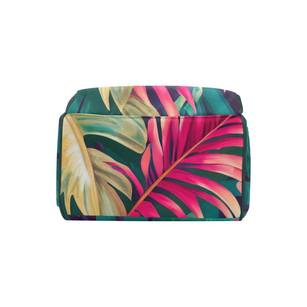 Miniaday Designs Tropical Heart Multi-Function Backpack(Model1688) Multicolor - Miniaday Designs, LLC.