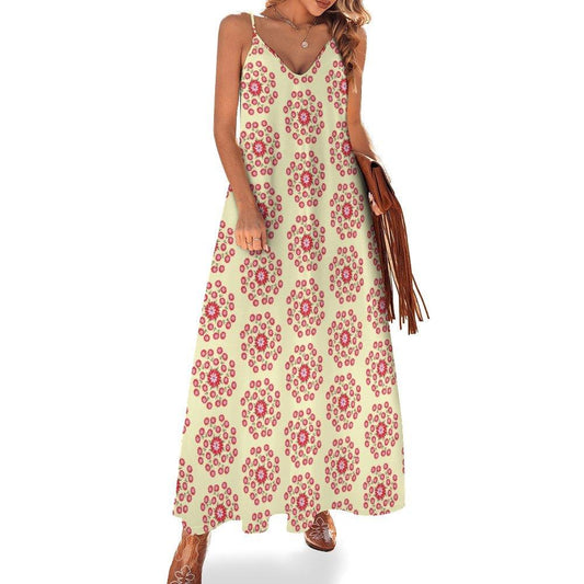 Miniaday Designs Bohemian Collection Spaghetti Strap Ankle-Length Dress Long dress Yellow - Miniaday Designs, LLC.
