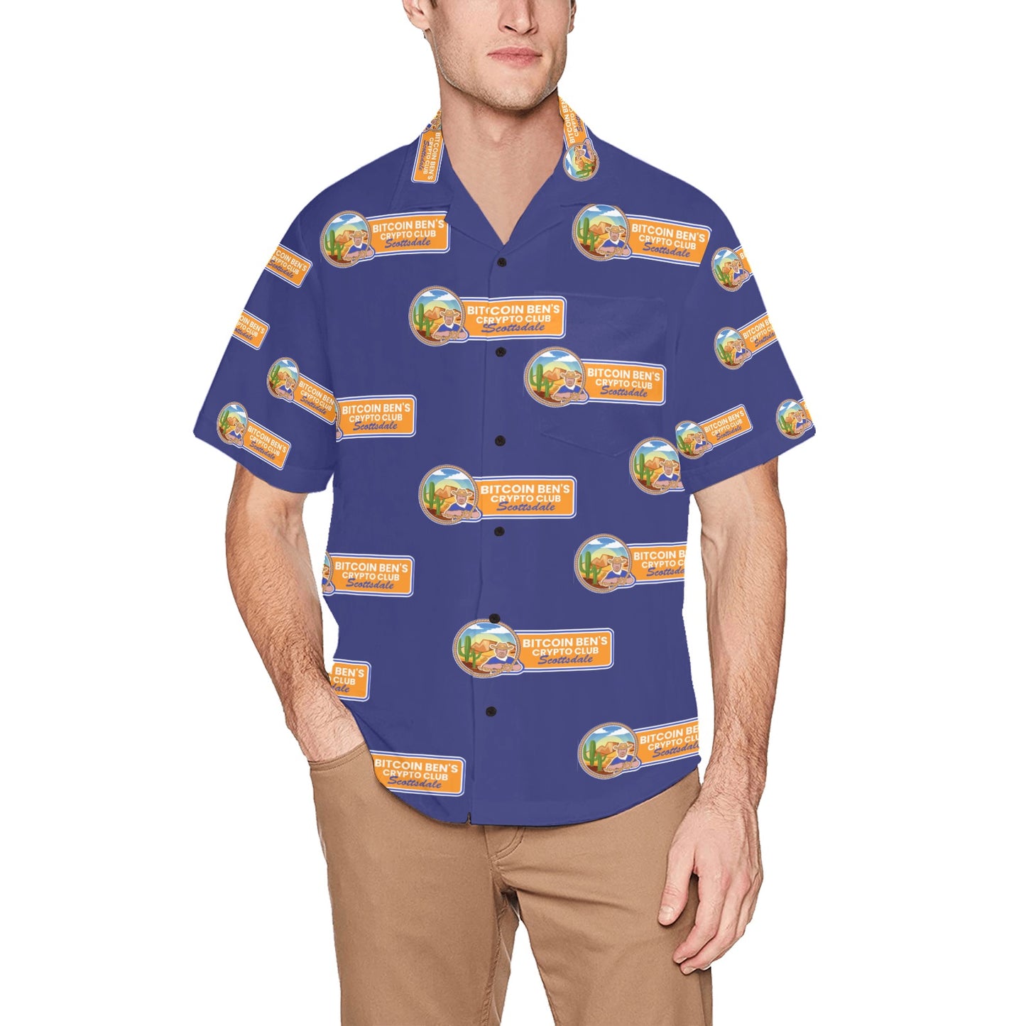 BBCC Scottsdale Horizontal Logo Hawaiian Shirt