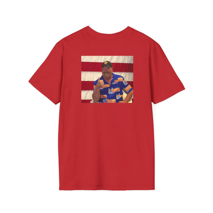 Bitcoin Ben Proof is an Illusion Unisex Softstyle T-Shirt - Miniaday Designs, LLC.