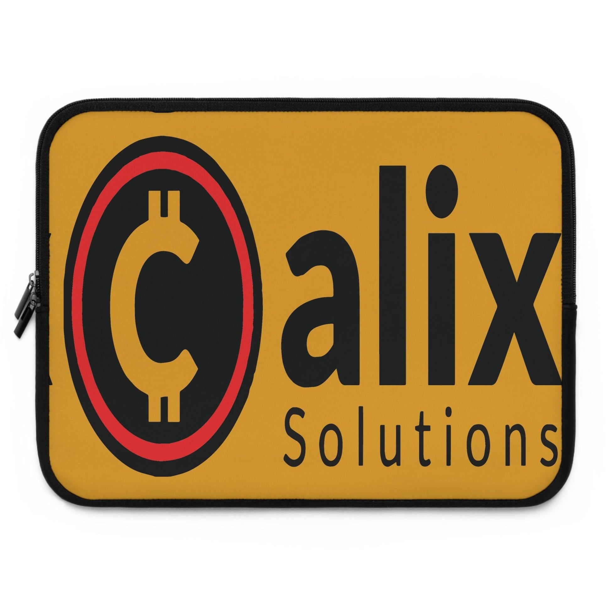 Miniaday Designs Calix Solutions Gold Laptop Sleeve - Miniaday Designs, LLC.
