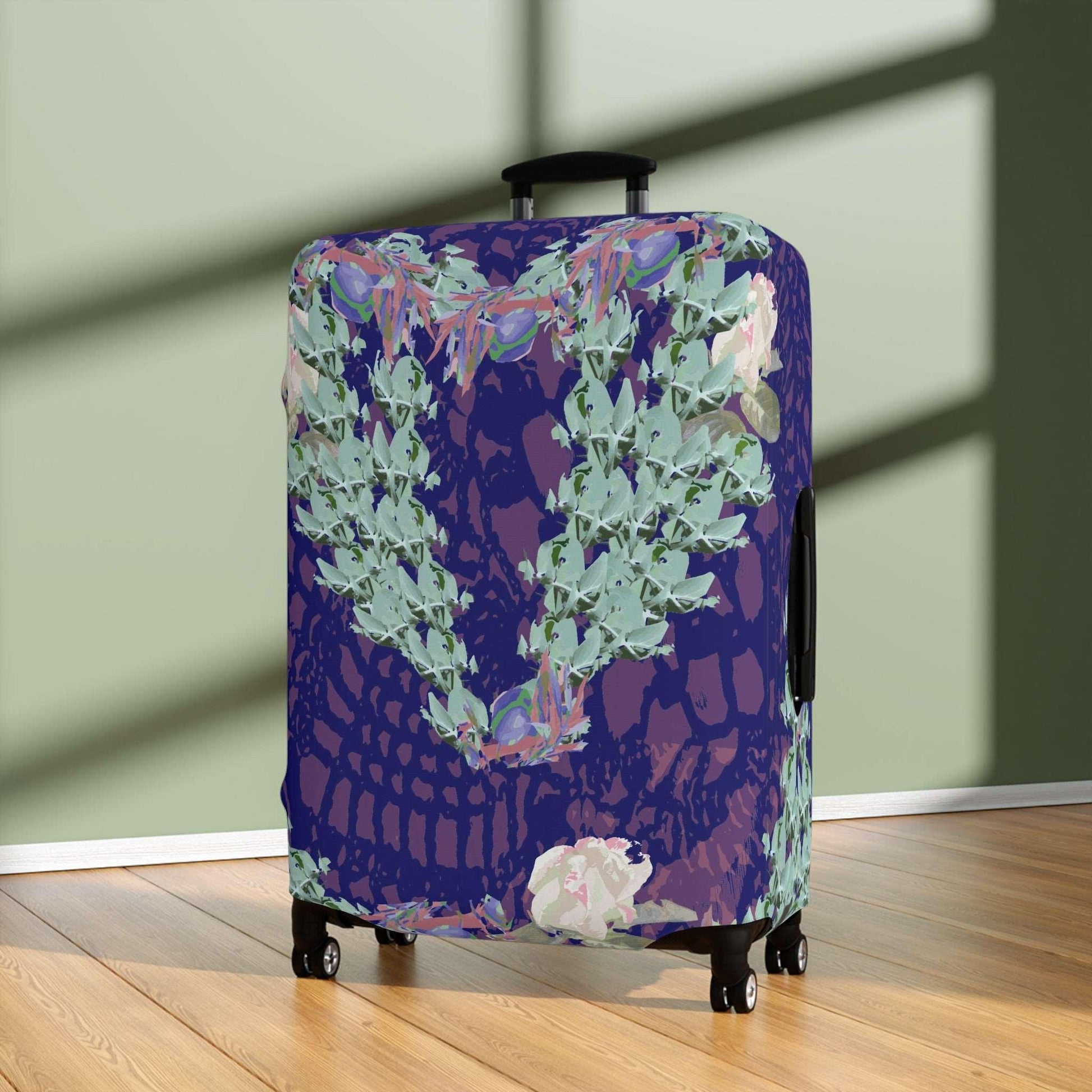 Italian Wedding Wishes Collection by Miniaday Designs, LLC. Luggage Cover - Miniaday Designs, LLC.