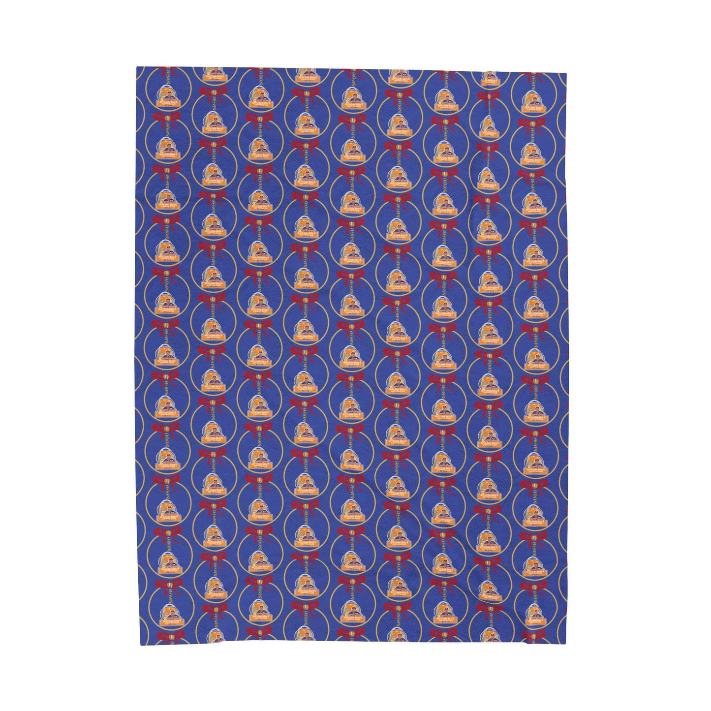 BBCC St. Louis Christmas Velveteen Plush Blanket - Miniaday Designs, LLC.