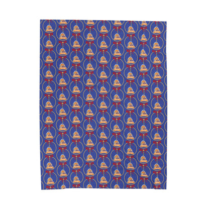 BBCC St. Louis Christmas Velveteen Plush Blanket - Miniaday Designs, LLC.