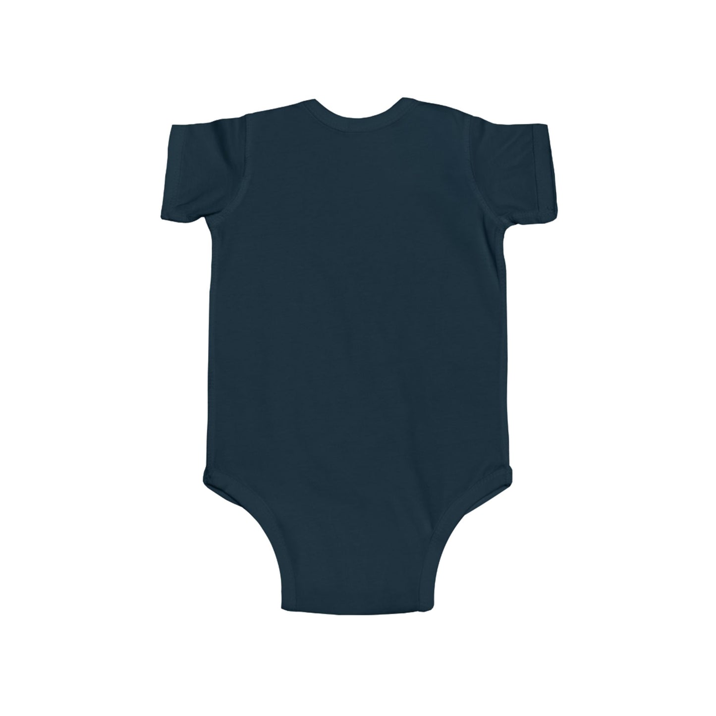 Teddy Bear with Green Tie Infant Fine Jersey Bodysuit