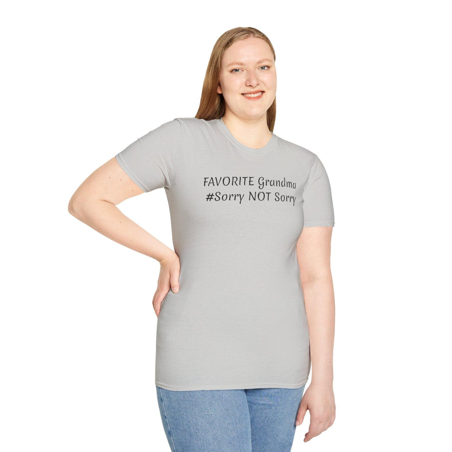 FAVORITE GRANDMA Unisex Softstyle T-Shirt - Miniaday Designs, LLC.