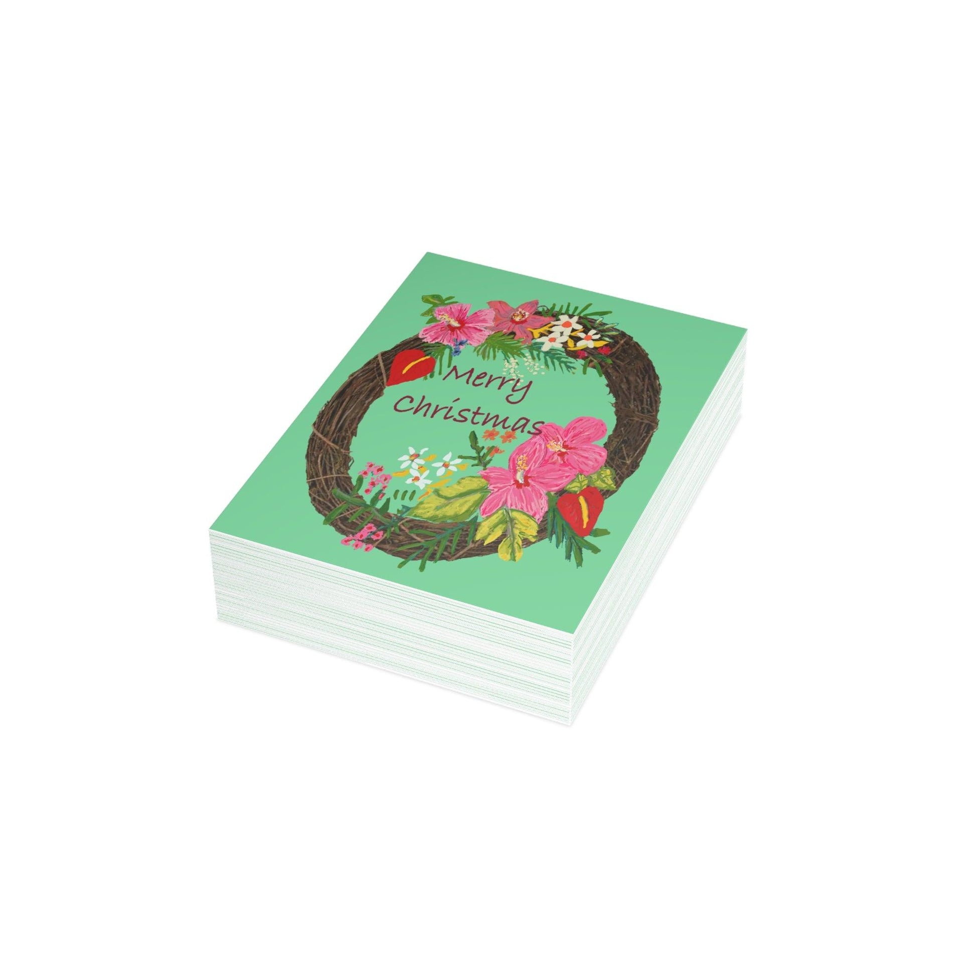 Miniaday Designs Tropical Christmas Postcard Bundles (envelopes included) - Miniaday Designs, LLC.
