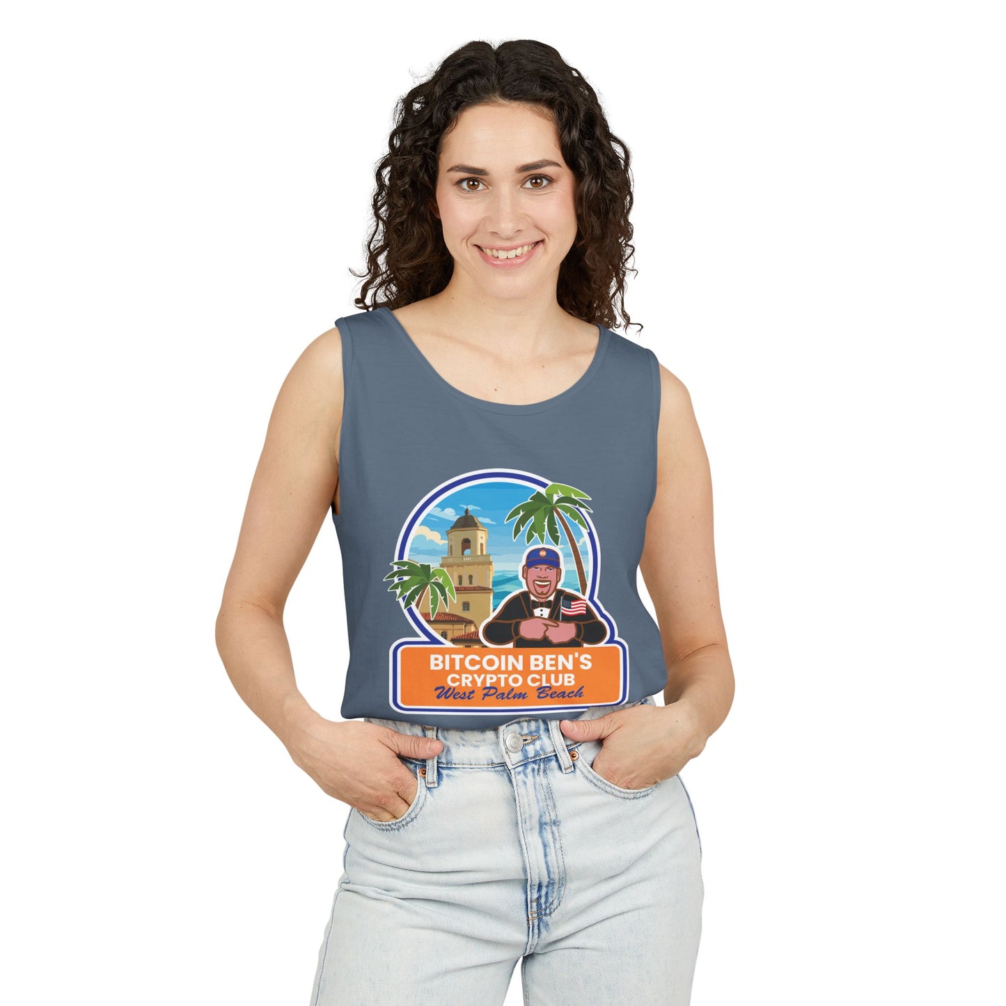BBCC West Palm Beach Club Unisex Garment-Dyed Tank Top