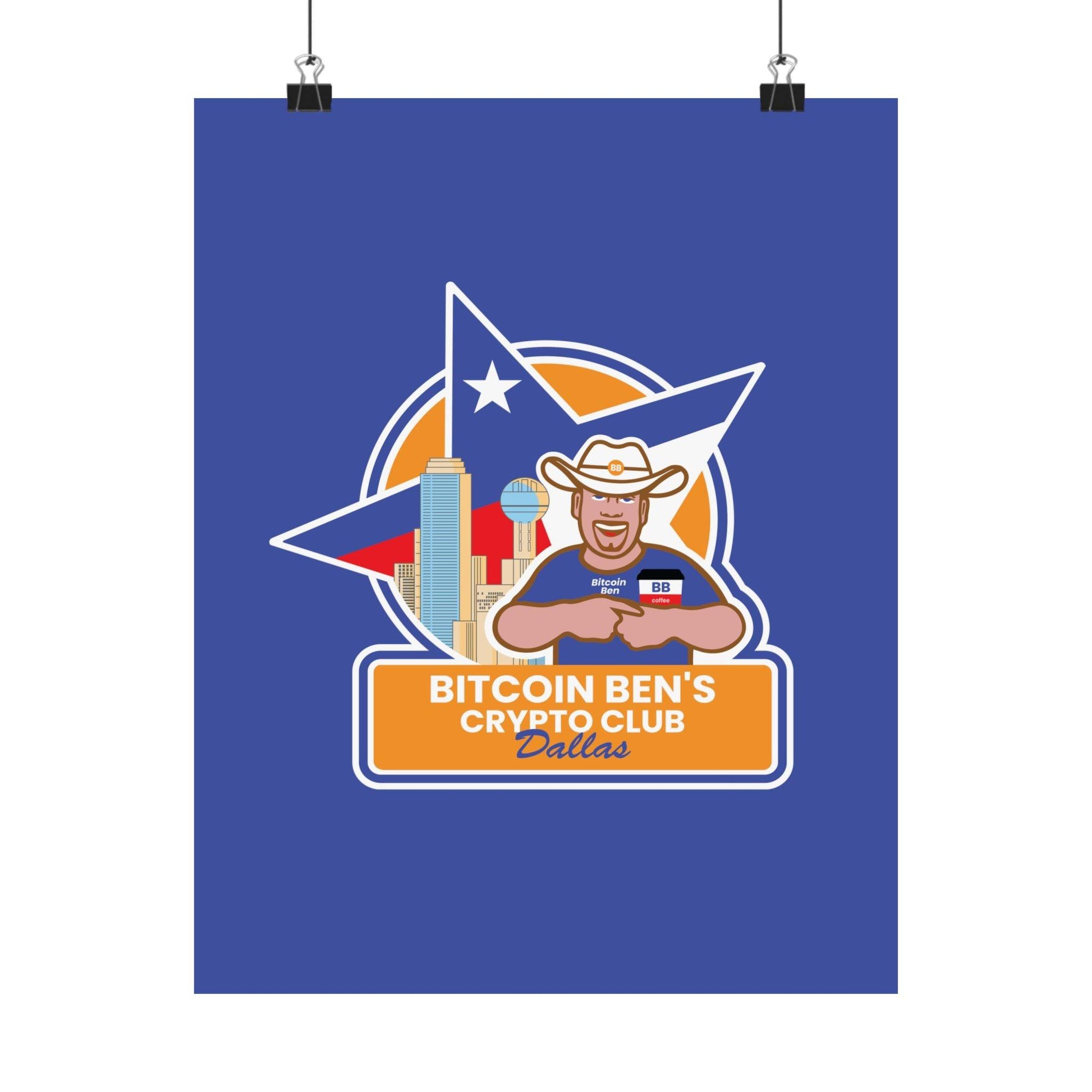 BBCC Dallas Matte Vertical Posters - Miniaday Designs, LLC.