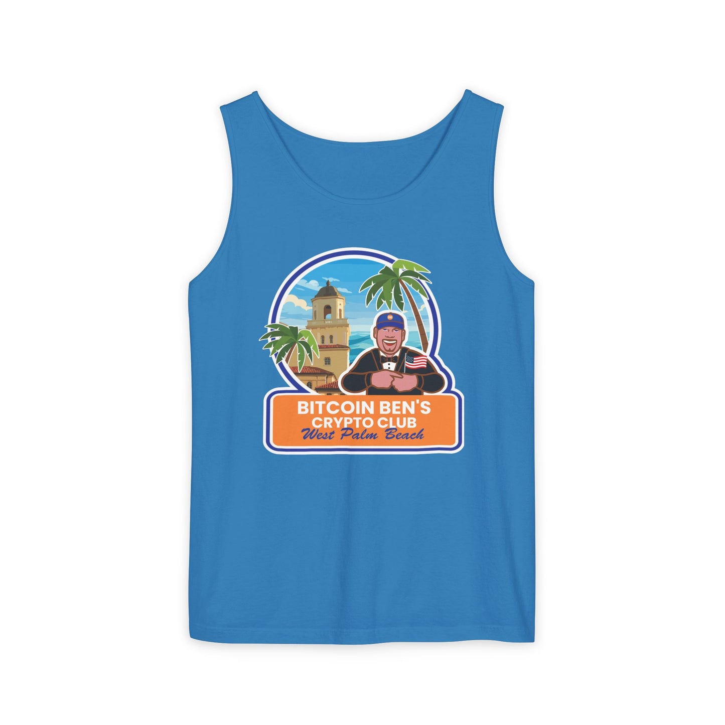 BBCC West Palm Beach Club Unisex Garment-Dyed Tank Top