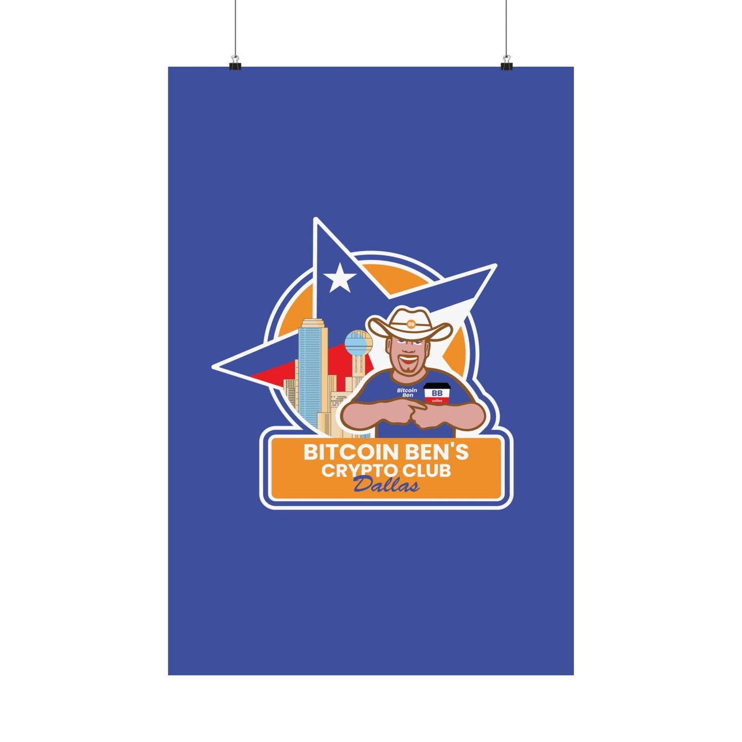 BBCC Dallas Matte Vertical Posters - Miniaday Designs, LLC.