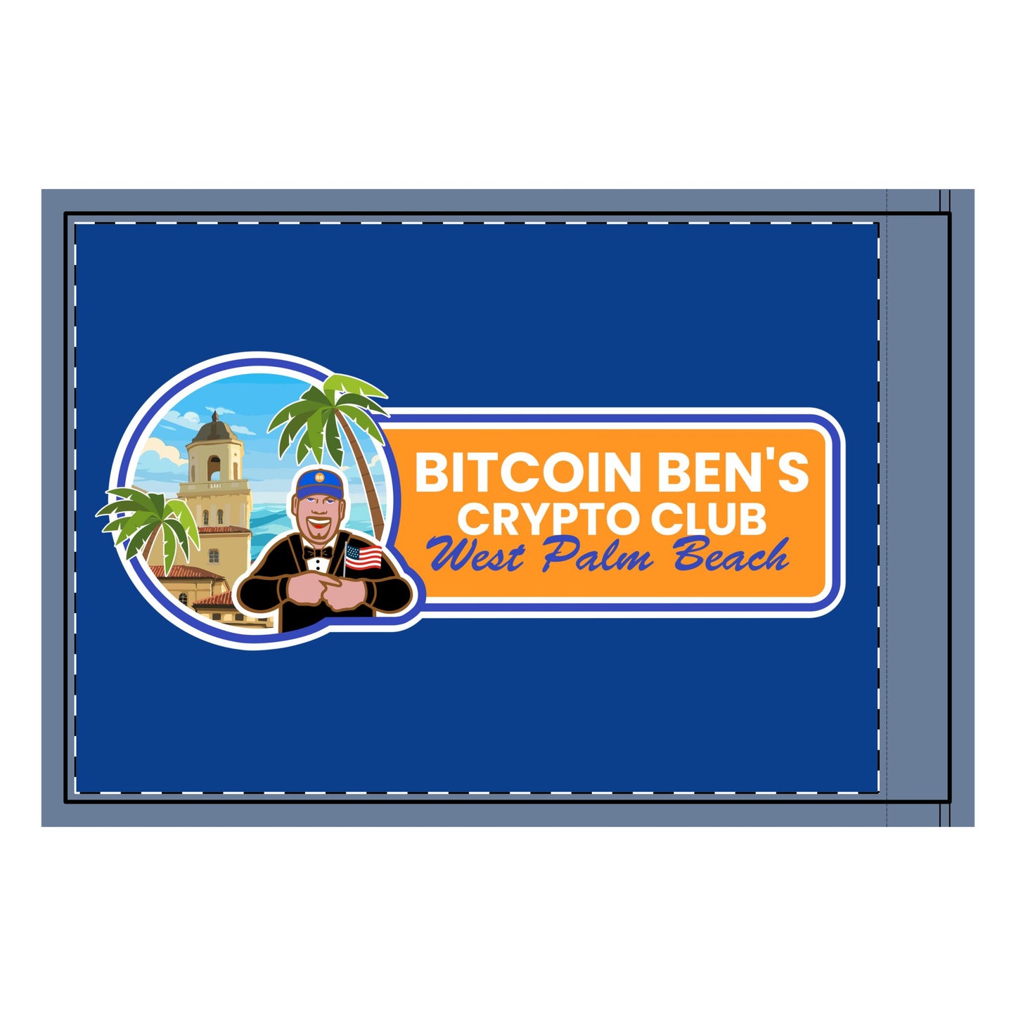 BBCC West Palm Beach Horizontal Logo Club Double-Sided Flag