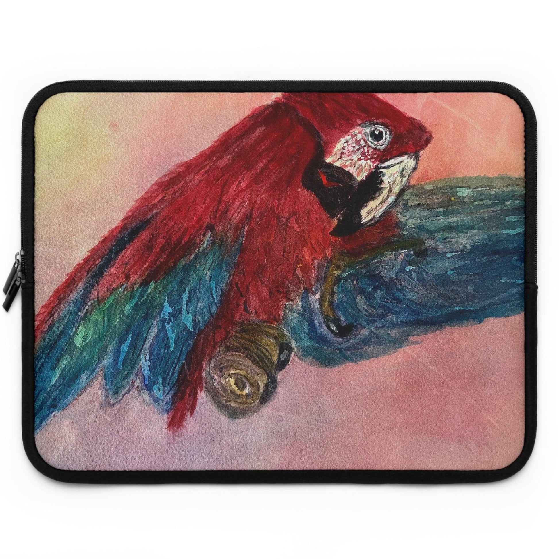 Miniaday Designs Parrot Laptop Sleeve Unisex Multicolor - Miniaday Designs, LLC.