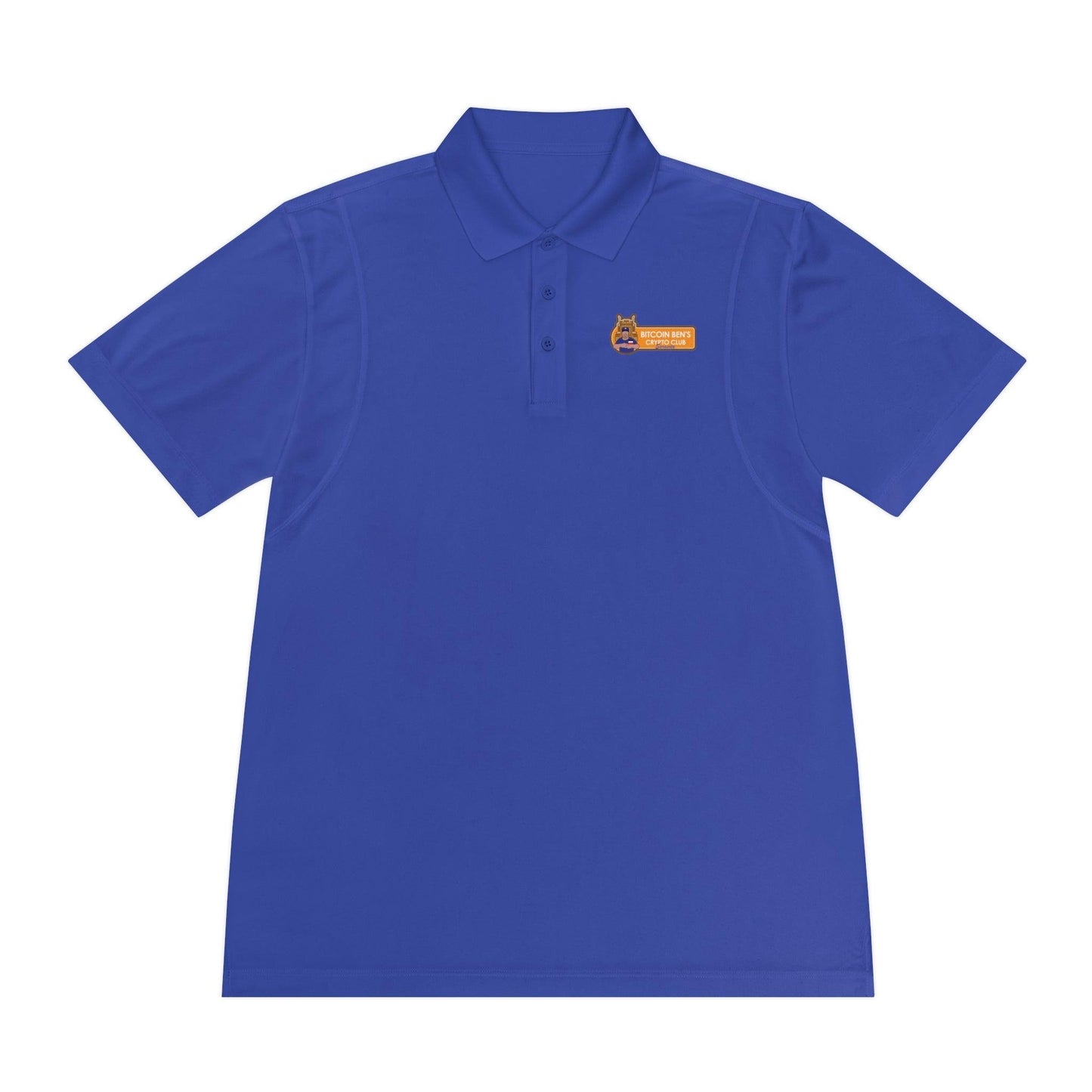 Bitcoin Ben Sarasota Sport Tek TK 650 Men's Sport Polo Shirt - Miniaday Designs, LLC.