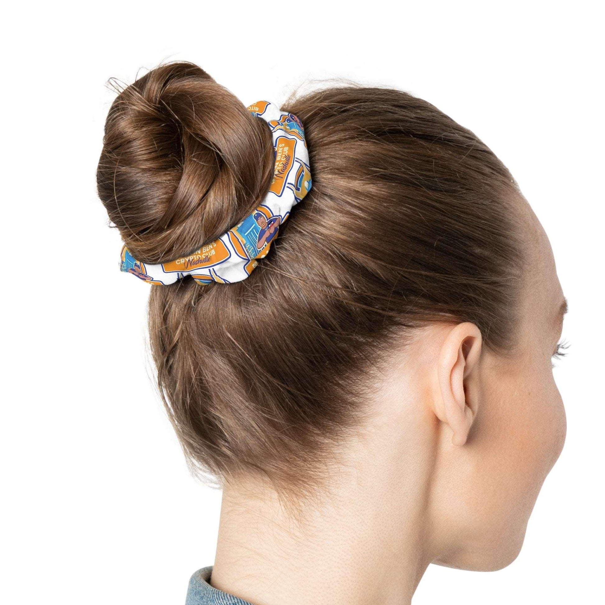 Bitcoin Ben Nashville Club Scrunchie - Miniaday Designs, LLC.