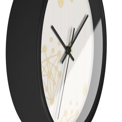 Gold Cryprto and Bitcon Wall Clock