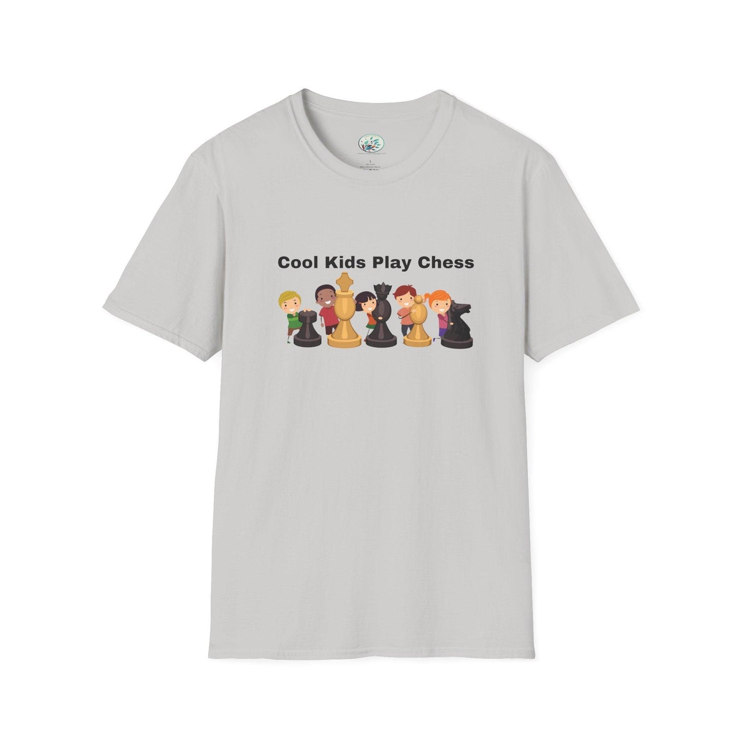 Cool Kids Play Chess Unisex Softstyle T-Shirt Men's Size - Miniaday Designs, LLC.