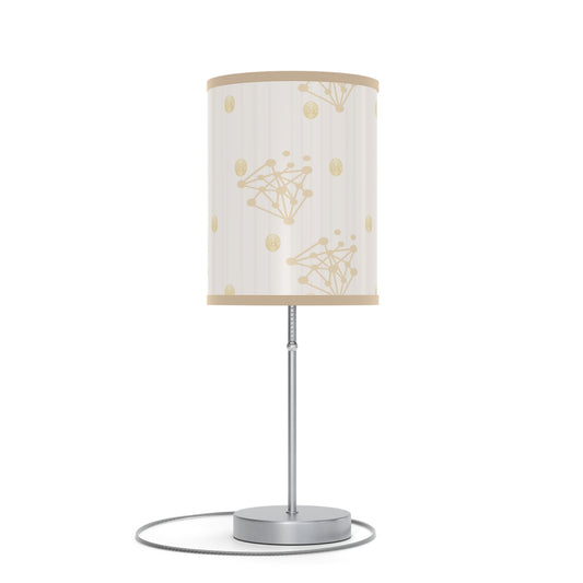 Crypto and Bitcoin Gold Lamp on a Stand, US|CA plug