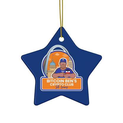 BBC St Louis Ceramic Ornament, 4 Shapes (1 Ornament) - Miniaday Designs, LLC.